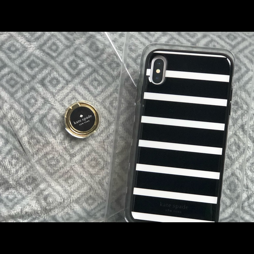 NWT Kate spade ring and stripe iPhone XS Max case - Picture 6 of 8